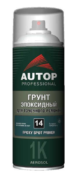 АВТОП PROFESSIONAL /  Грунт эпоксидный для точечного ремонта (№14) св.-серый 520ml (6шт)