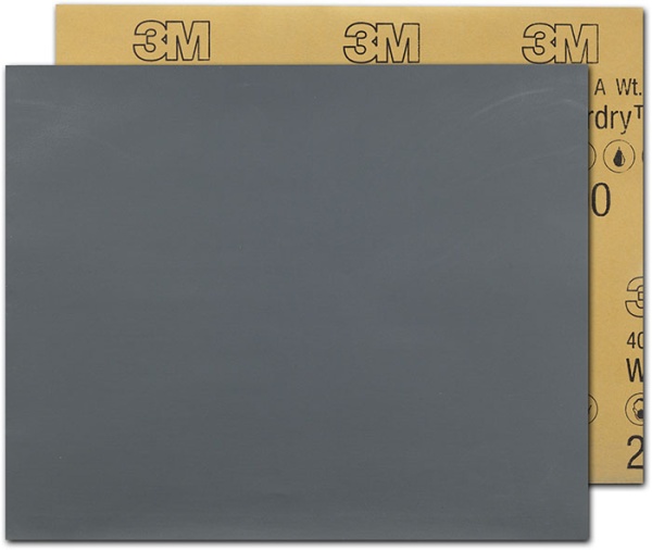 3M/ 02049 P2000 Лист 401Q абразивный, микротонкий 138мм х 230мм (50/500)